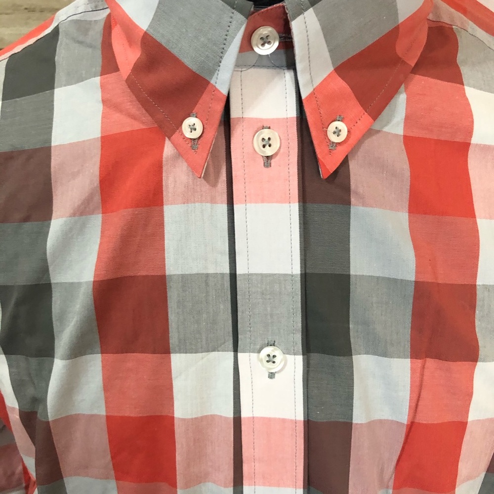 Men NEW! Roger Kent Sport Plaid Shirt XL n70 - Picture 2 of 6